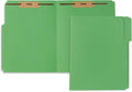 50 Green Fastener File Folders by BlueSummitSupplies