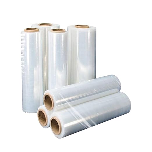 APQ 4 Rolls of Blown Hand Stretch Film 15" x 2000'. Clear Hand Stretch Wrap - Image 6