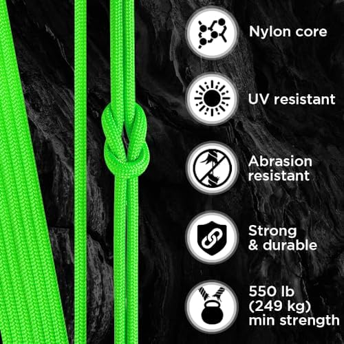 Paracord Rope 550 lb 4mm – Parachute Cord – Utility Camping Rope - Image 3