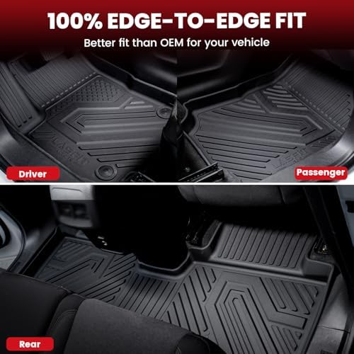 LASFIT Floor Mats for Ford Expedition Standard 8 Seats 2021-2024 - Image 3
