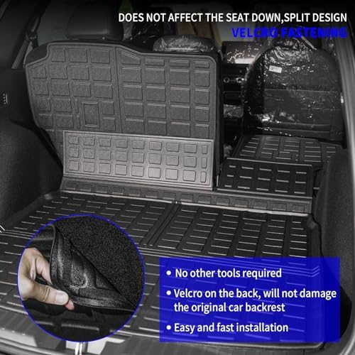 Rongtaod Cargo Mat & Backrest Mats for 2023-2026 Honda CRV with Upper Deck - Image 5