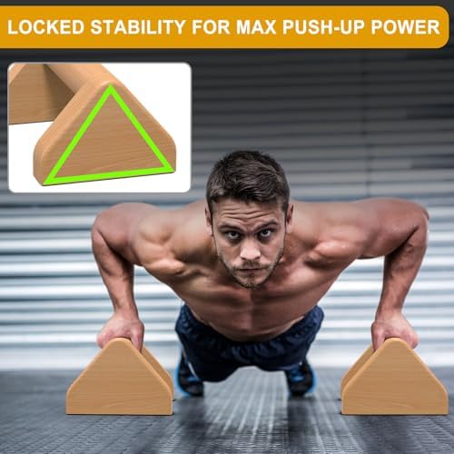 Kipika Push Up Bars, Pushup Stands, Anti-Slip Soft Plastic Push Up Handles, Bottom Anti-Slip Pad, Strength Training Equipment, Perfect for Floor Workout Exercise - Image 3