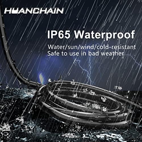 HUANCHAIN Black Extension Cord 15 FT, 16 Gauge, Outdoor Electric Cable - Image 4