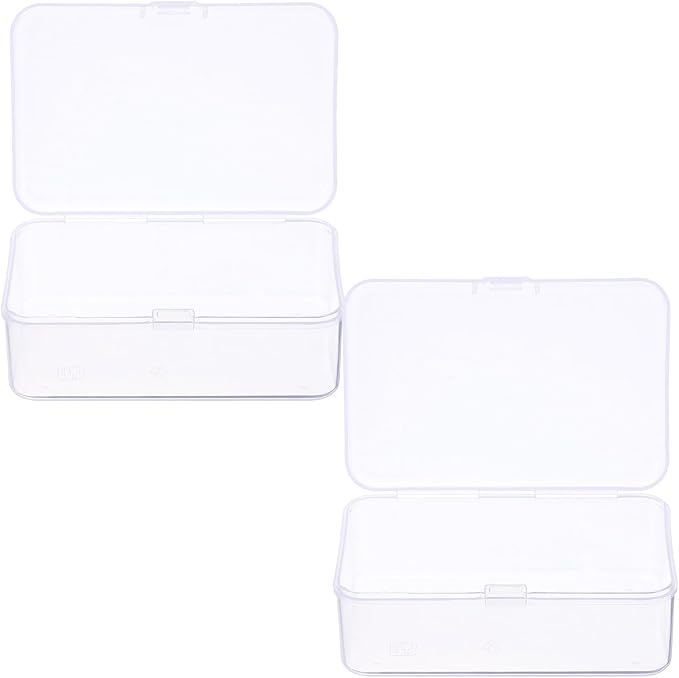 HARFINGTON 2pcs Component Storage Box 3.54" PP Electronic Organizer Box by HARFINGTON