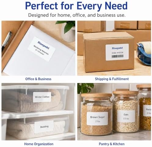 1000 Pcs 2"x4" 10 Up Shipping Labels for Laser & Inkjet Printer - Image 7