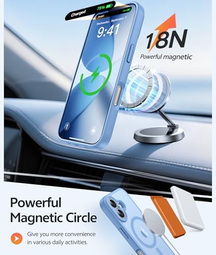 FNTCASE for iPhone 17 Case, Compatible with Magsafe, Glass Screen Protector - Image 3