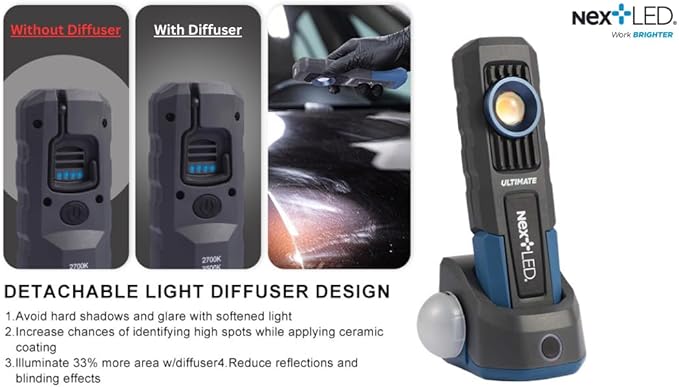 NextLED Ultimate NT-6692M Professional Rechargeable Auto Detailing Light - Image 3