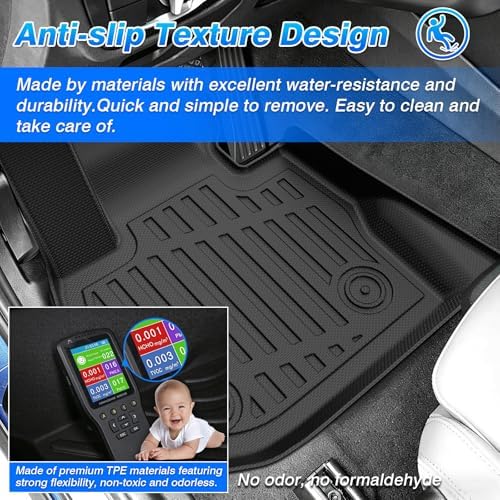 Cartist Floor Mats for 2018-2024 BMW X3 & 2019-2024 BMW X4, All Weather Floor Liners for X3 Accessories, Heavy Duty TPE Car Mats, Car Accessories - Image 6