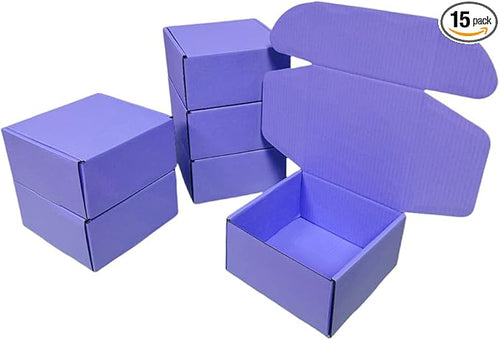 15 Pcs 6 x 6 x 3 inches Corrugated Cardboard Gift Boxes Recyclable Shipping by Unknown
