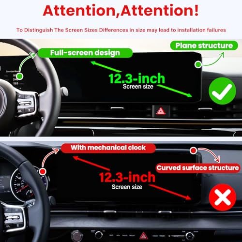 Car Phone Holder Fit for Kia Carnival 2025-2026 Accessories -Cell Phone Mount for Carnival 12.3 inch Touchscreen Hands-Free 360° Rotation,Does Not Affect Air Vent - Image 3