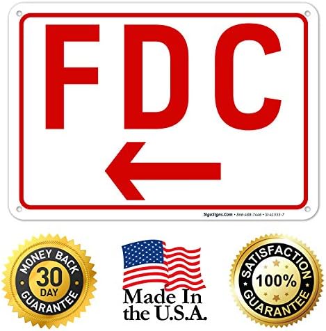 FDC Left Arrow Sign, - Image 6