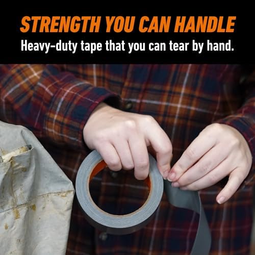 GORILLA Duct Tape, 1.88 in x 10 yd, Silver (Pack of 2) - Utility, Triple Layer Strength, Indoor & Outdoor, Weather Resistant Shell - Image 4