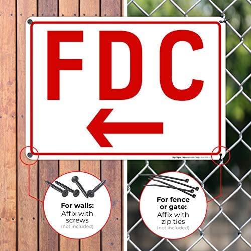 FDC Left Arrow Sign, - Image 3
