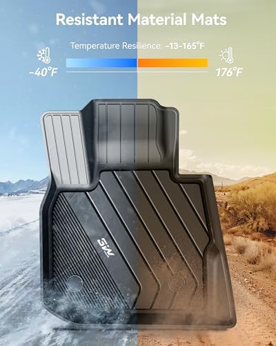 3W Floor Mats for BMW X3 2018-2024 & X4 2019-2025, TPE All Weather - Image 5