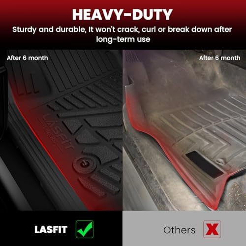 LASFIT Mats for 2015-2026 Ford F-150 Regular Cab Bench Seat Vinyl Floor - Image 3