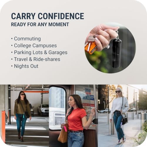 Sabre Pepper Spray with Quick Release Keychain for Self Defense – Multi Pack Max Strength OC with UV Marking Dye, Twist Lock Safety, Finger Grip, 10‑Sec. Spray, 14‑ft Range, Made in USA, 0.54 fl oz - Image 4