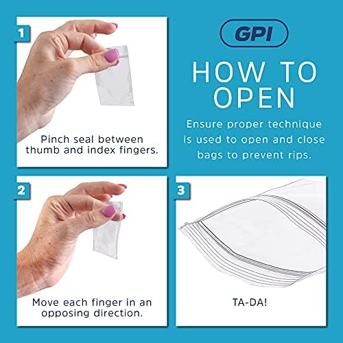 1.5" x 1.5" Small Zip Bags, 24,000 Count, 2 Mil, Zip Top Lock, Resealable - Image 7
