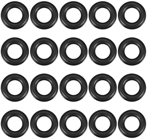 uxcell Nitrile Rubber O-Rings 17mm OD 10mm ID 3.5mm Width, Metric Sealing Gasket for Automotive Machine Plumbing, Pack of 20 by uxcell