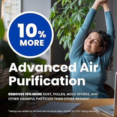 Genuine AprilAire 210 Replacement Filter for AprilAire Whole-House Air Purifiers - MERV 11, Clean Air & Dust, 20x25x4 Air Filter (Pack of 4) - Image 4