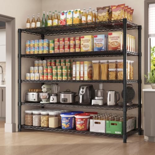 Garvee 76.8" H Storage Shelves 5-Tier Garage Shelving Adjustable for Pantry - Image 6