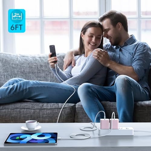 [3Pack] 20W USB C Fast Charger iPhone 17 16 Fast Charging, Apple 17 Charger - Image 7