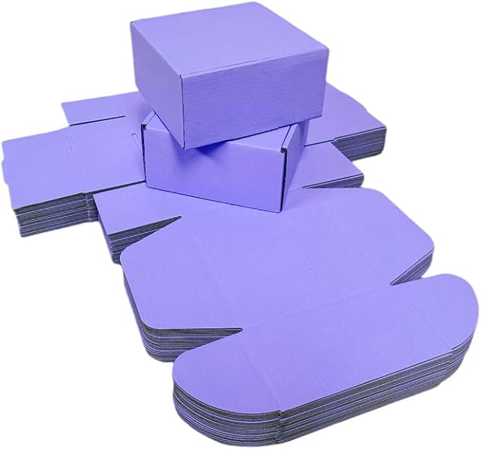 10 Pcs 9.8 x 9.8 x 4 inches Large Size Corrugated Cardboard Gift Boxes - Image 4