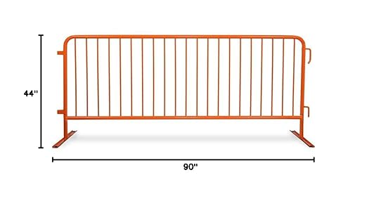 Angry Bull Barricades Heavy Duty Crowd Control Metal Interlocking Barricade - Image 6