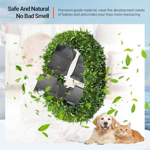 powoq Floor Mats Cargo Mat Compatible with 2013-2024 Toyota 4Runner - Image 6
