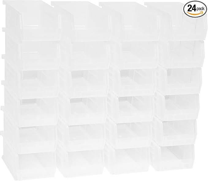 Akro-Mils 30220 AkroBins Plastic Storage Bins, Space-Saving Stackable Bins by Akro-Mils