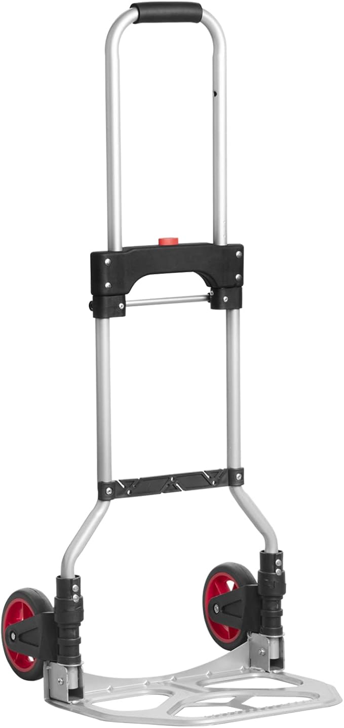 LEADALLWAY Dolly Cart Folding Hand Truck and Dolly, Steel Portable Cart - Image 8
