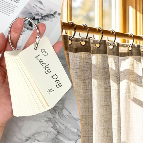 KTOJOY 2 Inch (15 Pack) Loose Leaf Binder Book Rings, with Metal Nickel Plated for Key,and Index Cards, for School, Home, or Office, Silver - Image 7