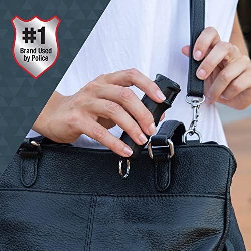 SABRE Ruger Pepper Gel, 25 Bursts, 12-Foot (4-Meters) Range, Gel Is Safer, Contains UV Marking Dye, Finger Grip, Key Ring, Fast Flip Top Safety, 0.54 fl oz - Image 5
