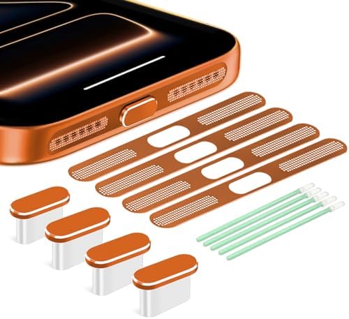 USB C Dust Plug,USB C Port Cover Type C Charging Port Plug Cover Speaker Dust Cover,Accessories for iPhone 18 Pro Max/ 17 Pro Max by Goweewon