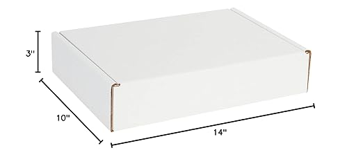 Box USA 14" Deluxe Shipping Boxes 14"L x 10"W x 3"H, Gifts or Bulk Business - Image 10