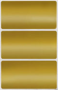 Royal Green 4" inch x 2" inch Sticker Rectangular Metallic Gold Labels by RoyalGreen
