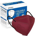 WWDOLL KN95 Face Mask 25 Pack, 5-Layers Breathable Disposable KN95 Masks by WWDOLL