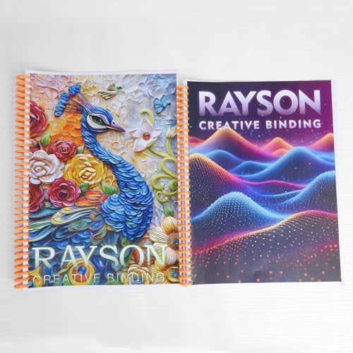 Rayson PROC1230OR Click Binding Spines, 3:1 Pitch, 1/2" Diameter, 90 Sheets Binding Capacity, Orange, 30/Box - Image 6