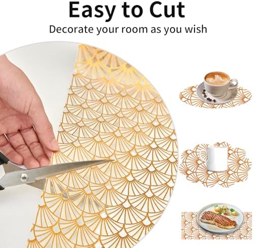 3D Drawer and Shelf Liner for Kitchen Cabinet: 17 in X 20 Ft Shelf Paper - Image 3