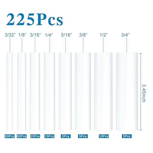 XHF UL Listed 225 Pcs 3:1 Waterproof Heat Shrink Tubing Kit Marine Grade - Image 2