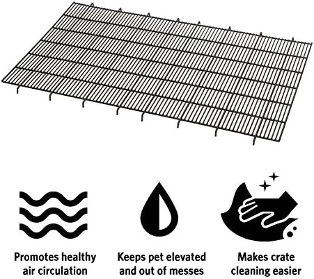 MidWest Homes for Pets Floor Grid for Dog Crate | Elevated Floor Grid Fits MidWest Folding Metal Dog Crate Models 1548U, 1548DDU, 1648U, 1648DDU, 748UP, 448, 448DD - Image 3