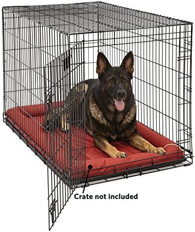 MidWest Homes for Pets XL QuietTime MAXX Ultra-Rugged Dog Bed, Water & Odor Resistant, Bolstered Edge, Non-Slip Bottom, Fits 48-inch Crates, Brick - Image 3