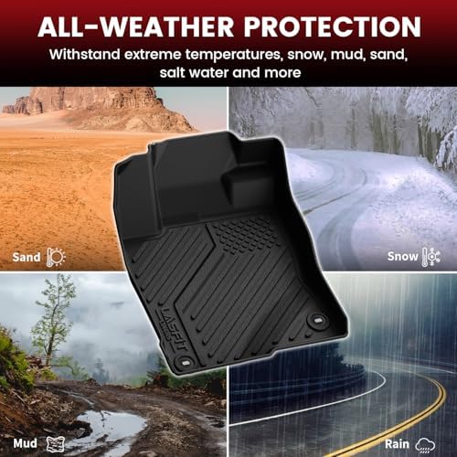 LASFIT All Weather Floor Mats for Honda Civic 2016-2021 - Sedan - Image 6
