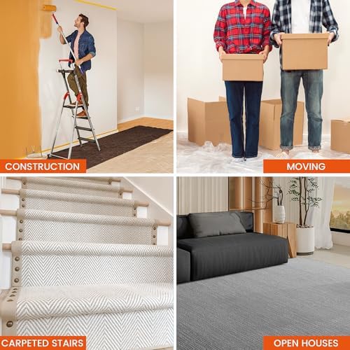 TAPEBEAR Carpet Protection Film 36" x 200' Carpet Cover 600 Sq.Ft - Image 6