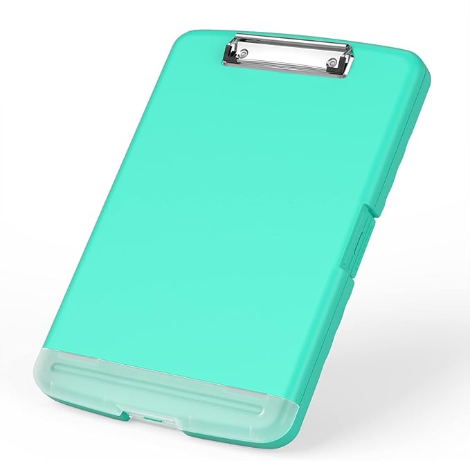 Rimilak Plastic Clipboard with Storage, 8.5 x 11 High Capacity Folio Nursing by Rimilak