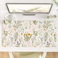 QIYI PU Leather Large Mouse Pad, Waterproof Desk Mat, 31.5" x 15.7", Herbs by QIYI