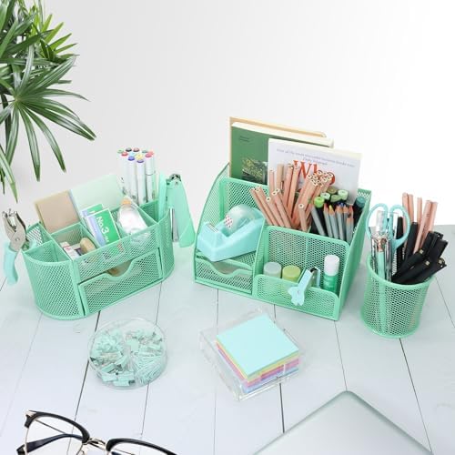 17 IN 1 Office Desk Organizer Set for Back to School Supplies Accessories - Image 6