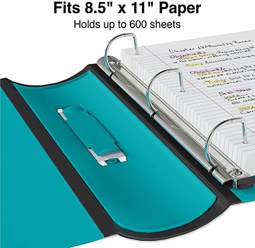 Staples Better Binder, 3-Inch 3-Ring View, Light Blue, 2-Pack - Image 4