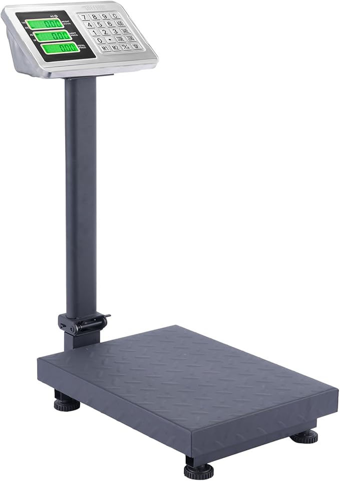 TUFFIOM 220lb Weight Electronic Platform Scale, Digital Floor Heavy Duty by TUFFIOM