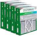 Filterbuy 20x20x5 Air Filter MERV 8 Dust & Allergy Defense (4-Pack) by Filterbuy