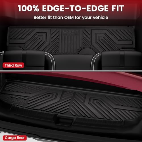 LASFIT Floor Mats & Cargo Liner for Chevy Tahoe/GMC Yukon 2015-2020 - Image 5